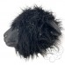 Latex Sheep with Fur Mask - Black