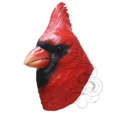 Latex Cardinal Bird Mask