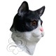 Latex Cat Mask (Black / White)