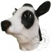 Latex Milk Cow Mask (Black / White)