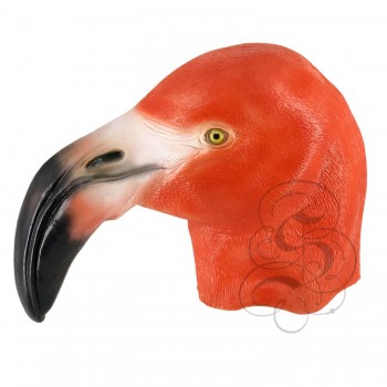 Latex Flamingo Bird Mask