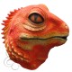 Latex Lizard Mask (Orange)