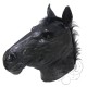 Latex Realistic Horse Mask (Black)