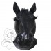 Latex Realistic Horse Mask (Black)