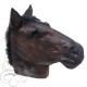 Latex Realistic Horse Mask (Dark Brown)