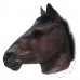 Latex Realistic Horse Mask (Dark Brown)