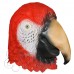 Latex Parrot Mask (Red)
