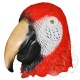 Latex Parrot Mask (Red)