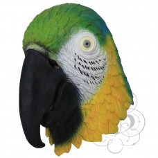 Latex Tropical Parrot Mask