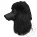 Latex Poodle Dog Mask (Black)