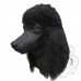 Latex Poodle Dog Mask (Black)
