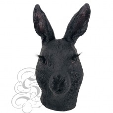 Latex Bunny Mask (Black)