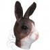 Latex Bunny Mask (Brown / White )