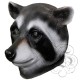 Latex Raccoon Mask