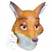 Latex Cartoon Fox Mask