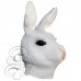 Latex Bunny Mask (White with Lashes)